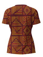 Mudcloth V-Neck T-Shirt
