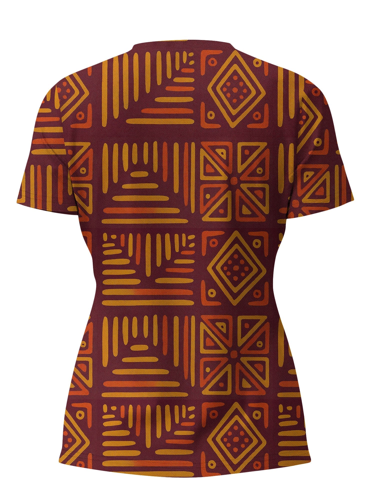 Mudcloth V-Neck T-Shirt