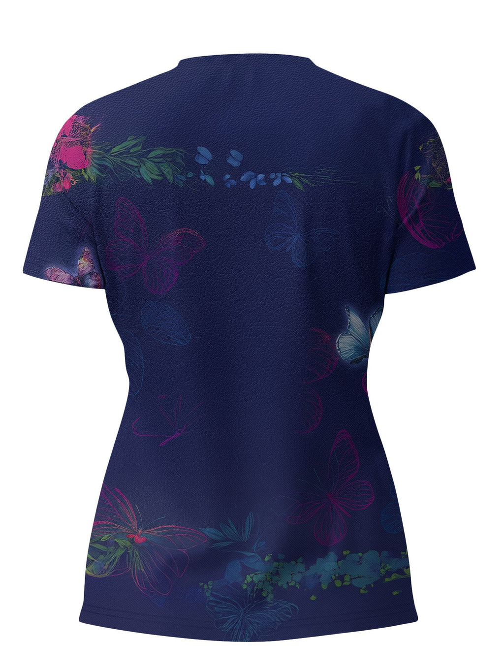 Blue Orchid V-neck T-shirt