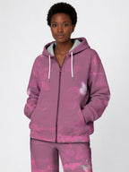 Pink Orchid Zip Hoodie