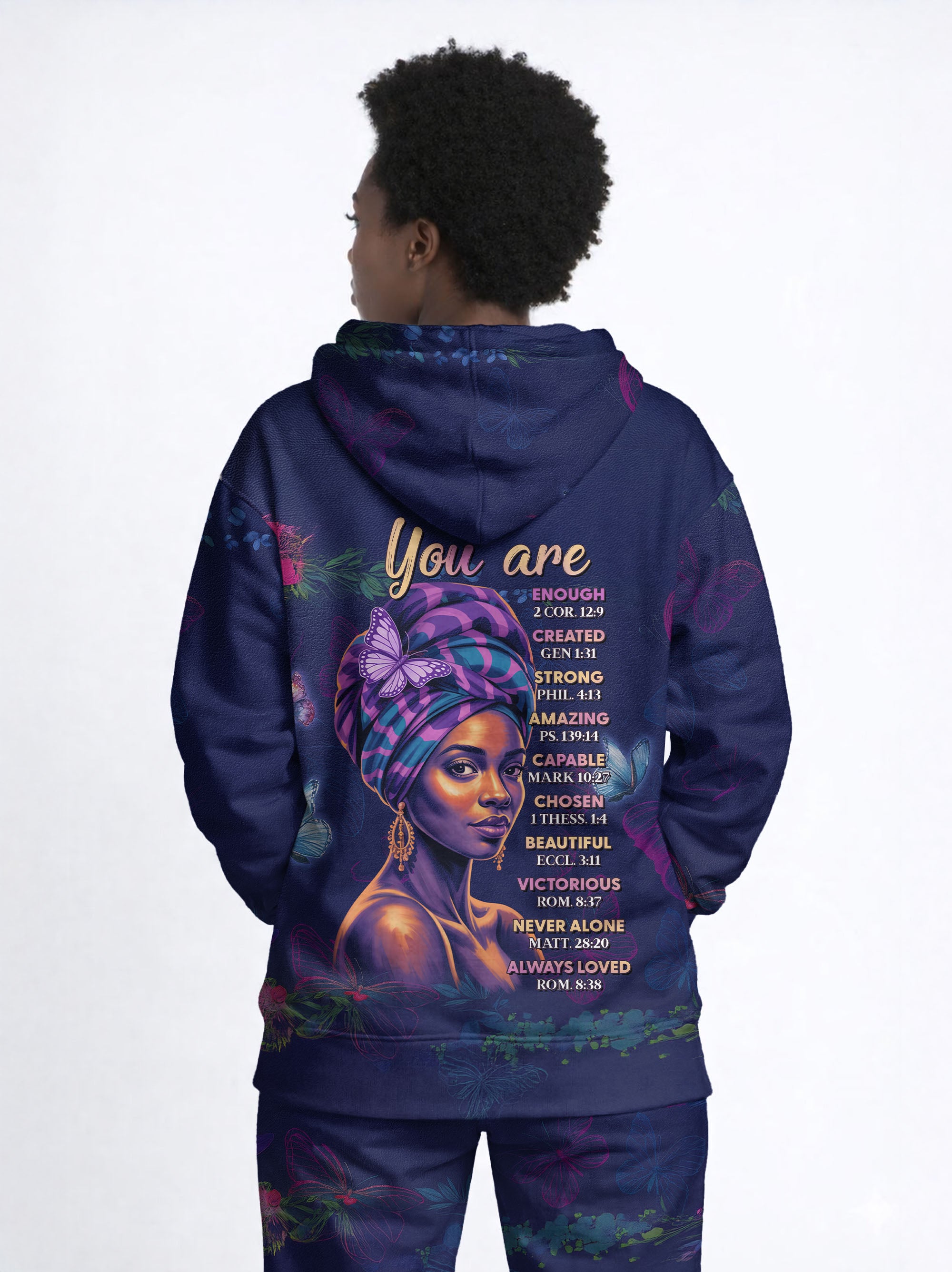 Blue Orchid Zip Hoodie
