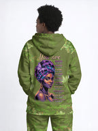 Green Orchid Zip Hoodie