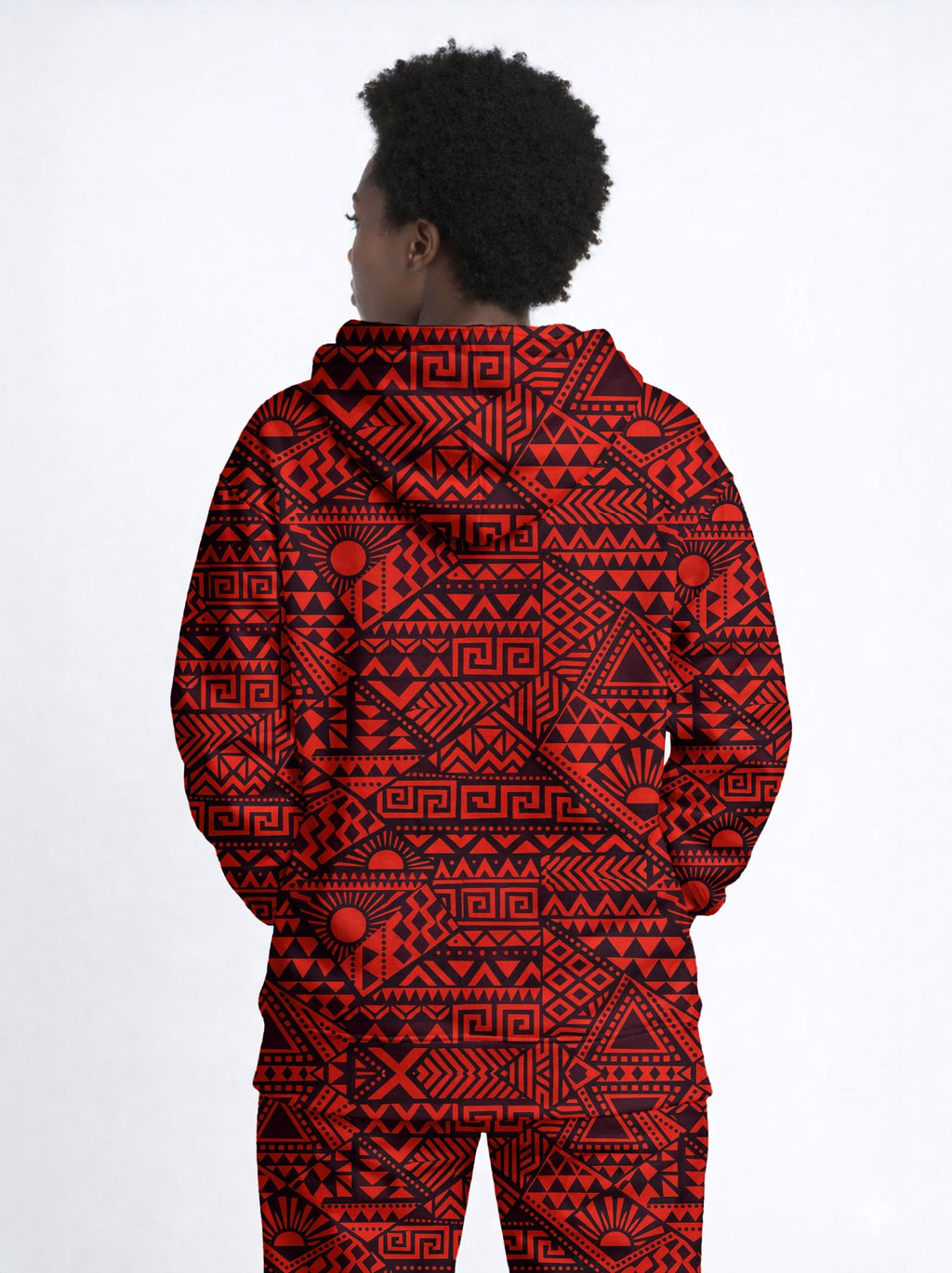 "Shaka" Burgundy Zip Hoodie