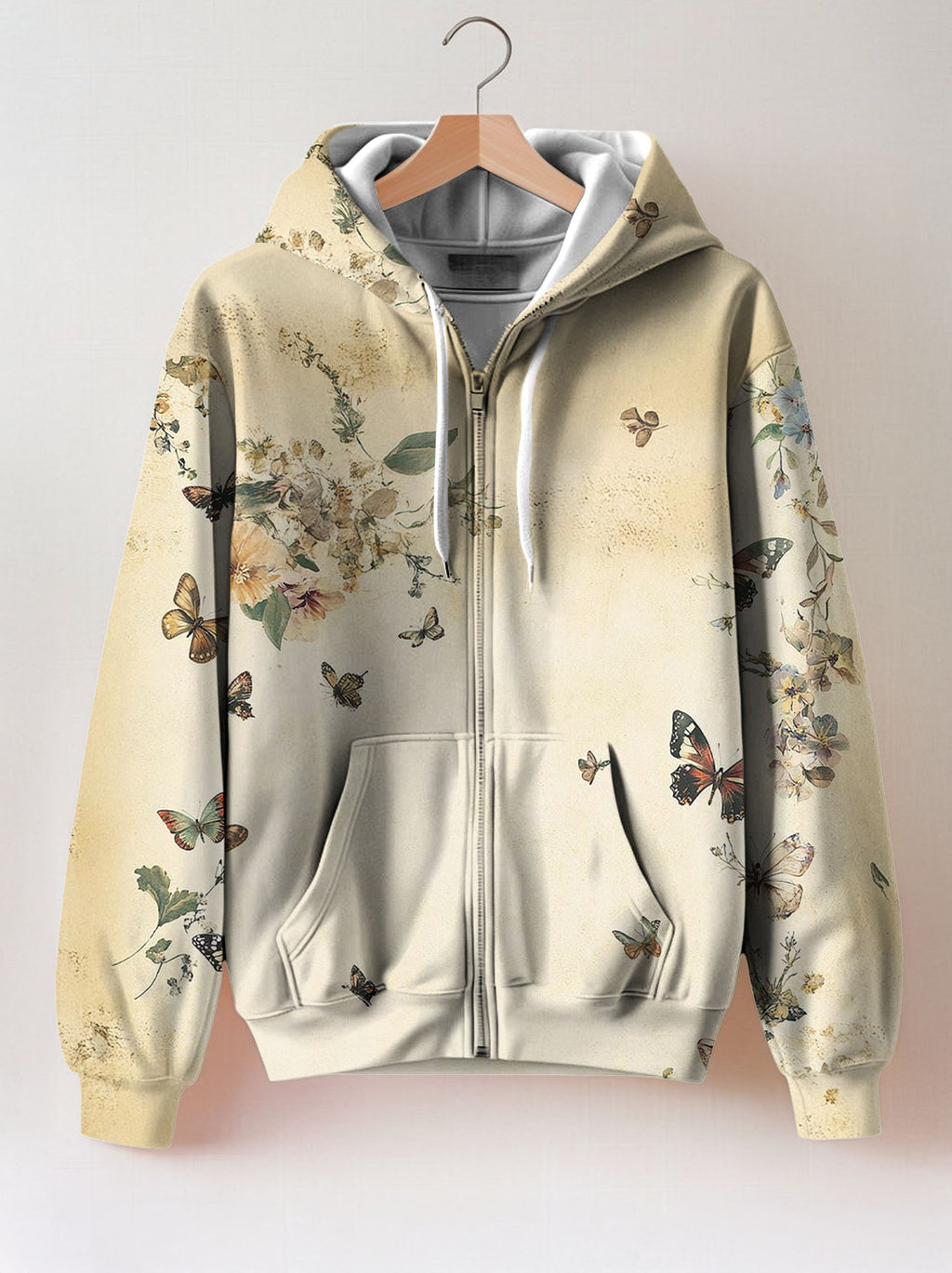 Gorgeous Black Queen Zip Hoodie