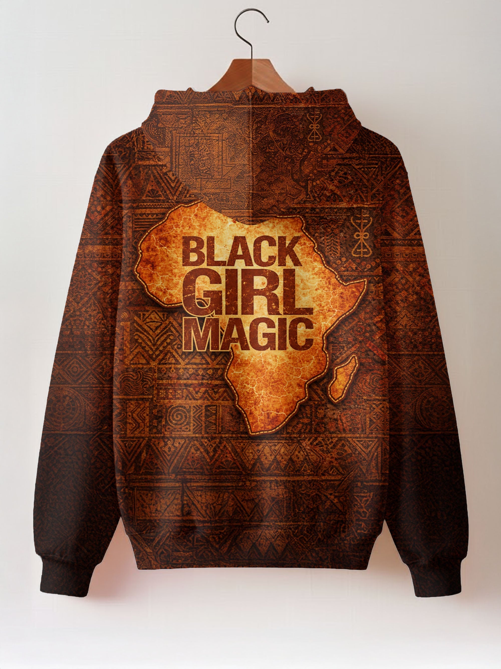 Black Girl Magic Zip Hoodie