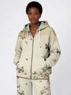Gorgeous Black Queen Zip Hoodie