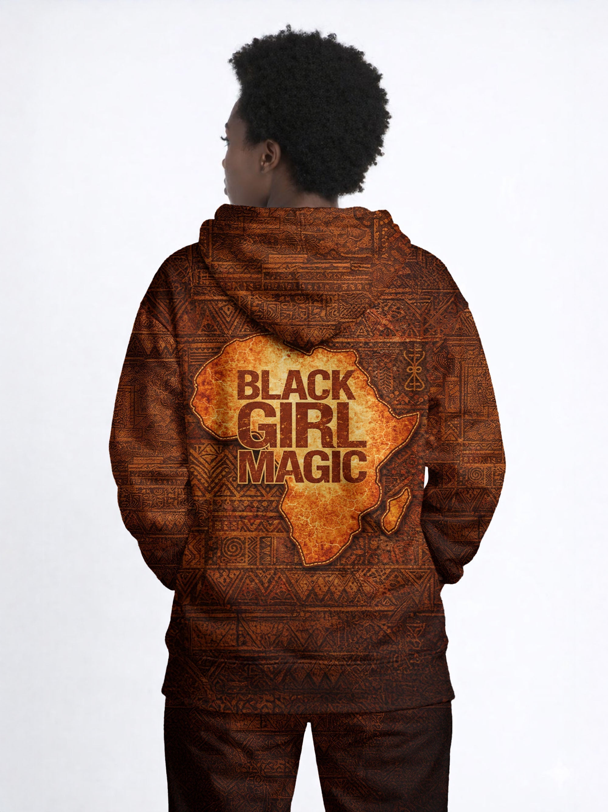 Black Girl Magic Zip Hoodie