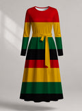 "Accra" Viscose Midi Dress