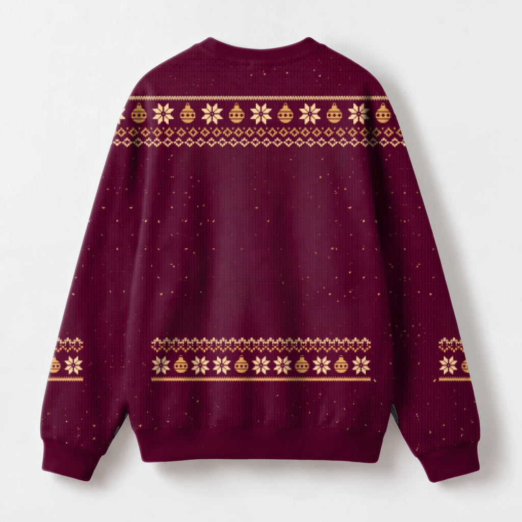 "Ageless" Christmas Sweatshirt — back view