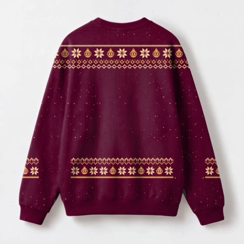 "Ageless" Christmas Sweatshirt — back view