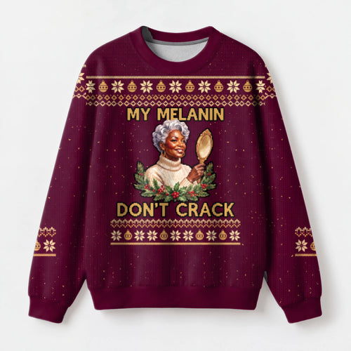 "Ageless" Christmas Sweatshirt — front view