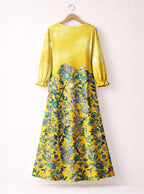 "Alfajiri" Long Sleeve Maxi Dress