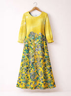 "Alfajiri" Long Sleeve Maxi Dress