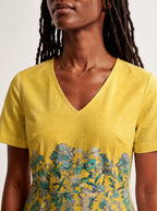 "Alfajiri" V Neck Midi Dress — on model