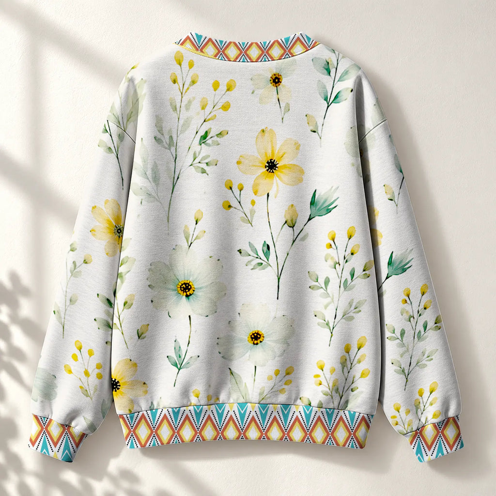 "Alizeti" Cardigan — back view