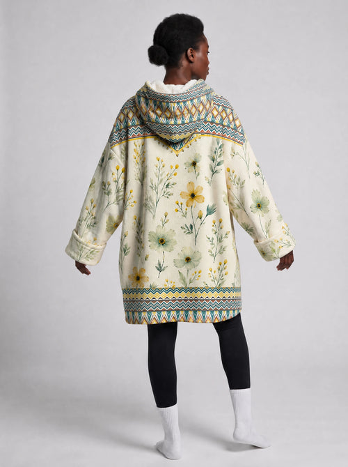 "Alizeti" Blanket Hoodie — side