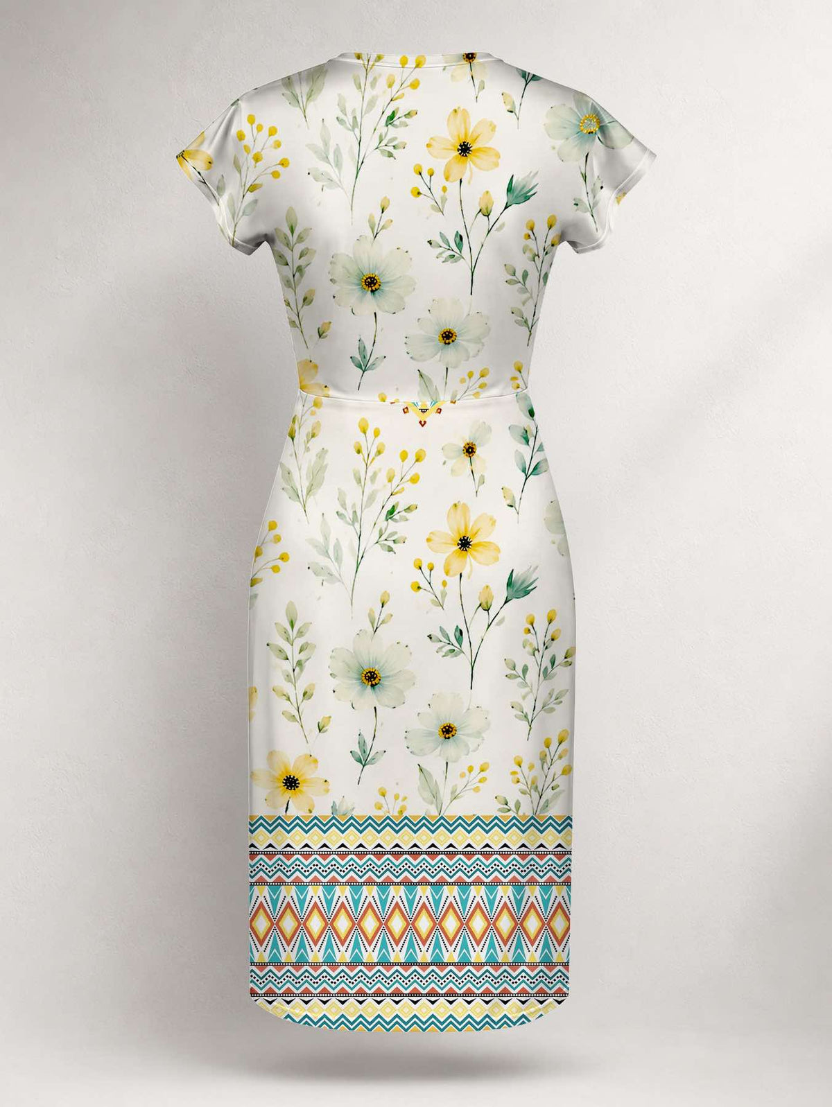 "Alizeti" Cap Sleeve Midi Dress Promo