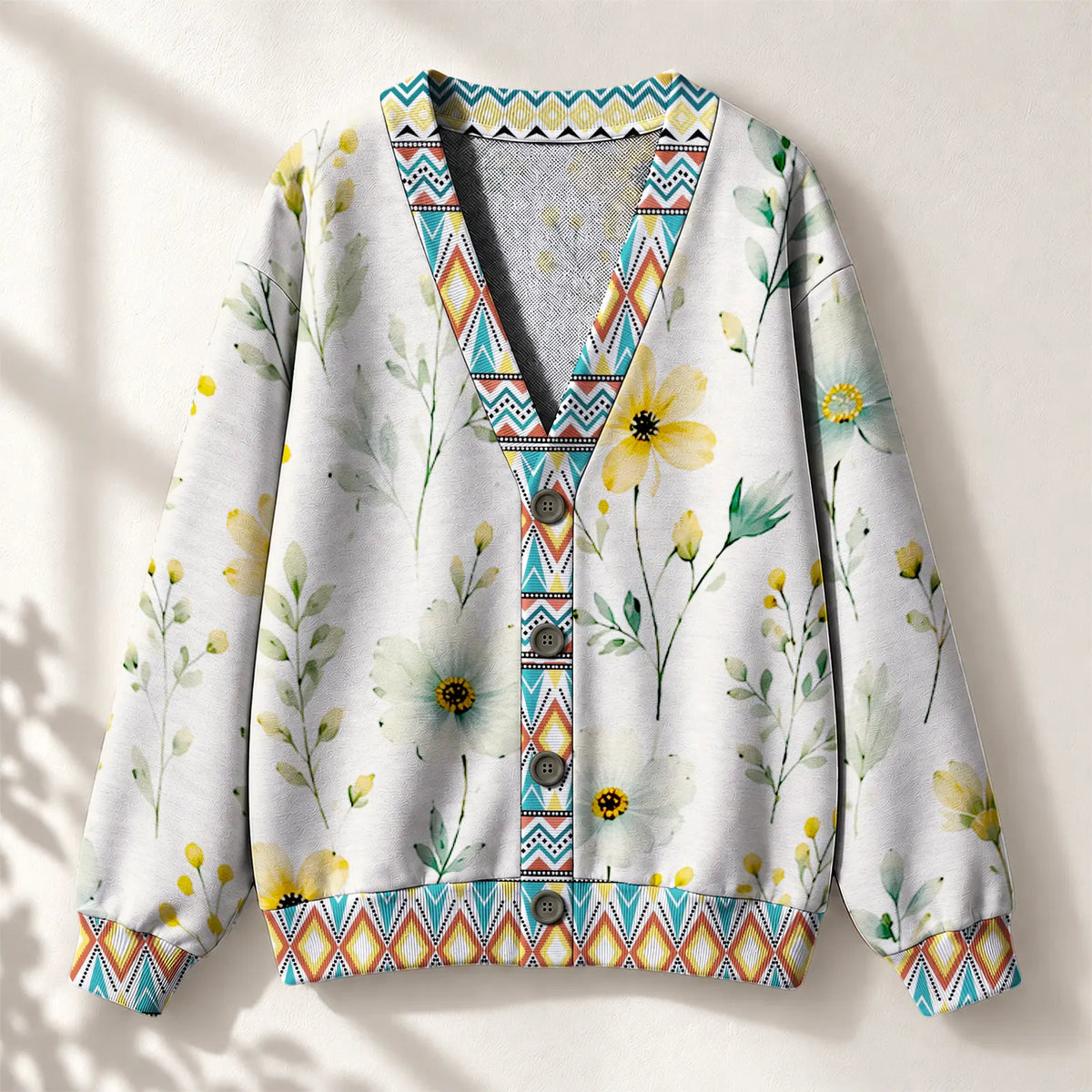 "Alizeti" Cardigan — front view