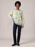 "Alizeti" Sweatshirt — front view on model