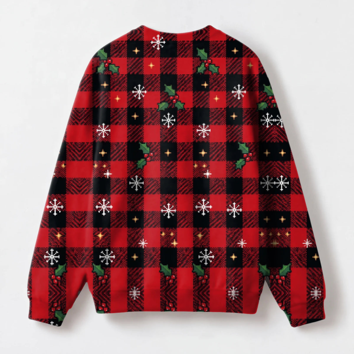 "All Festive" Christmas Sweatshirt — back view