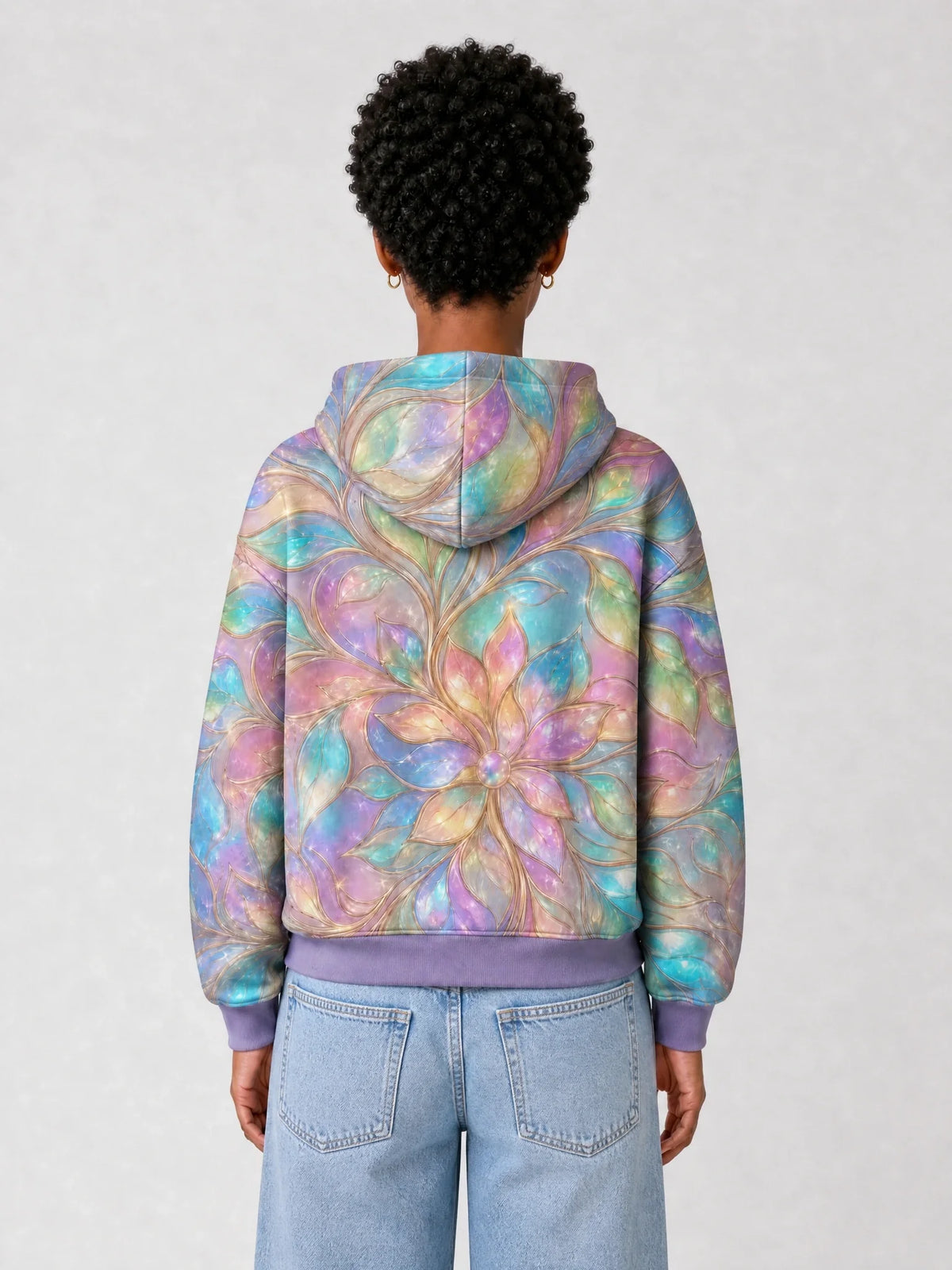 "Almasi" Hoodie — back view on model