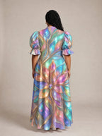 "Almasi" Puff Sleeve Dress