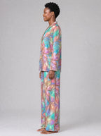 "Almasi" Pajama Set — side view on model