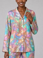 "Almasi" Pajama Set — close-up on model