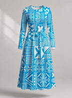 "Anga" Viscose Midi Dress — front view