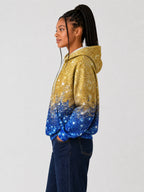 "Angaza" Hoodie — side view on model