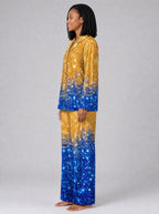 "Angaza" Pajama Set — side view on model
