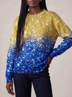 "Angaza" Sweatshirt — styled view on model