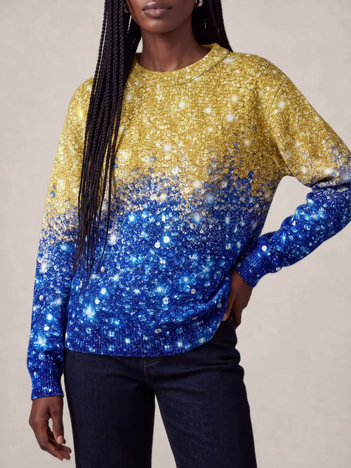 "Angaza" Sweatshirt — styled view on model