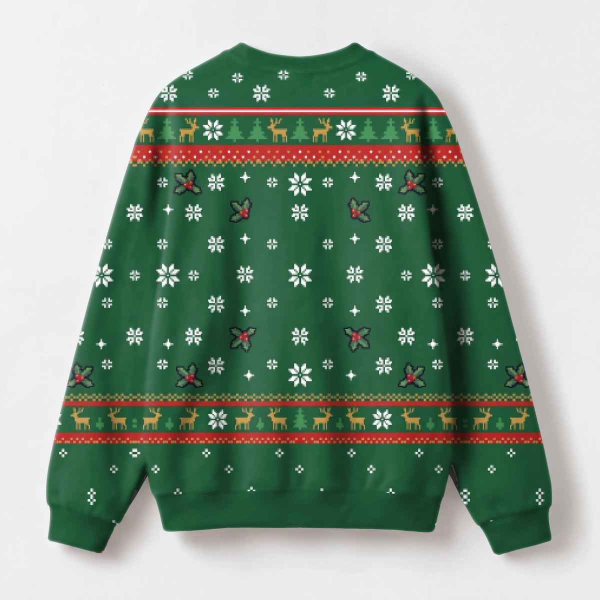 "Anyway" Christmas Sweatshirt — back view