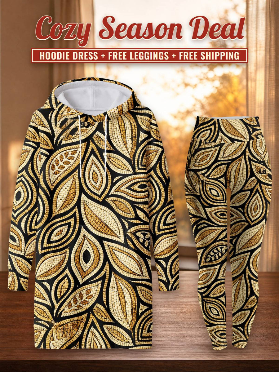Ashanti hoodie dress and leggings, photo 1