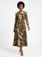 "Ashanti" Viscose Midi Dress Promo