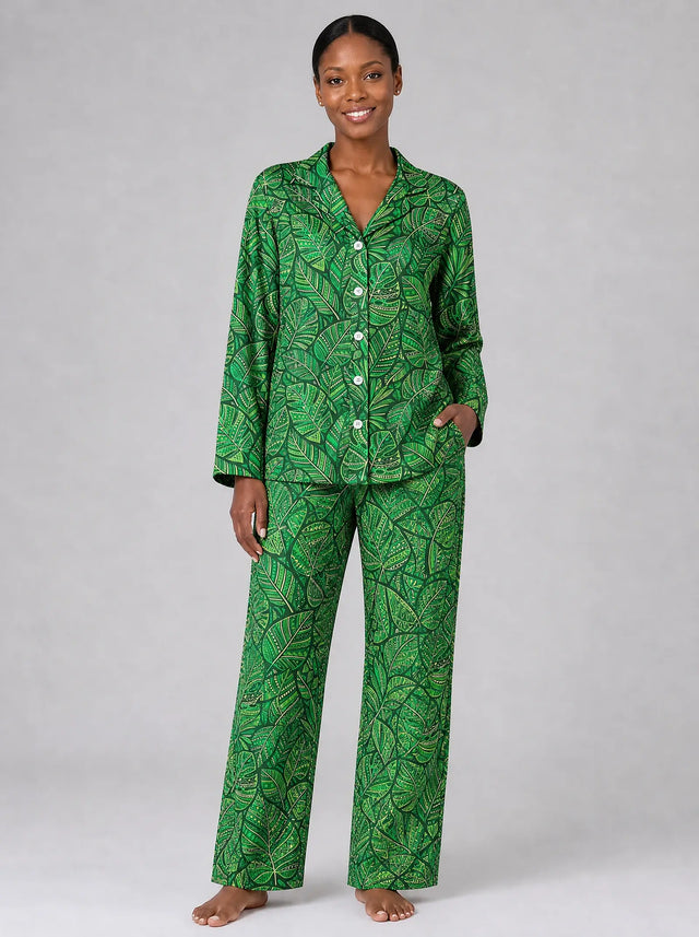 "Asili" Emerald Pajama Set