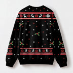 "Attitude" Christmas Sweatshirt — back view