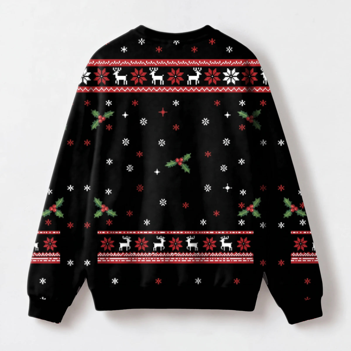 "Attitude" Christmas Sweatshirt — back view