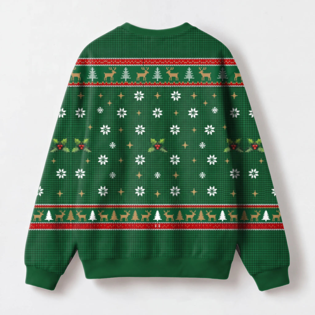 "Auntie" Christmas Sweatshirt — back view