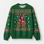 "Auntie" Christmas Sweatshirt — front view