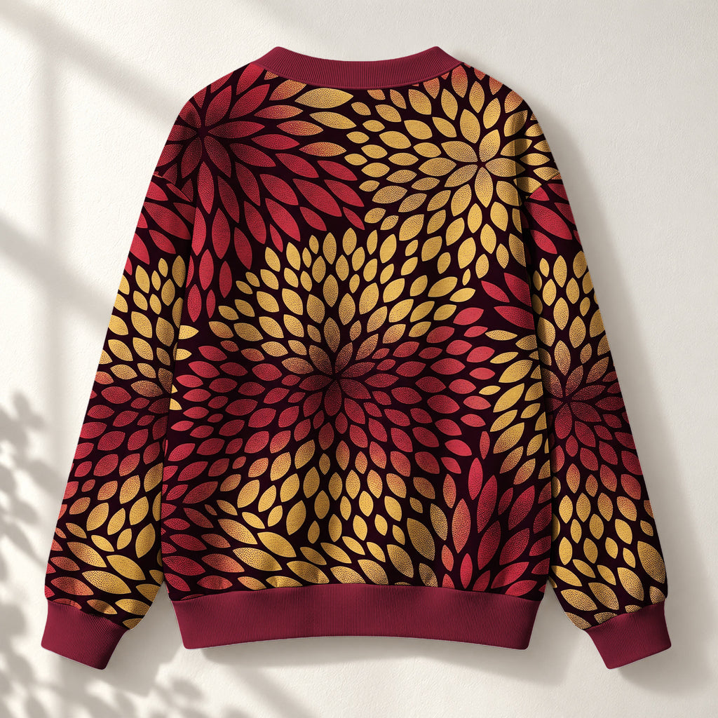 "Mavuno" Knitted Cardigan — back view