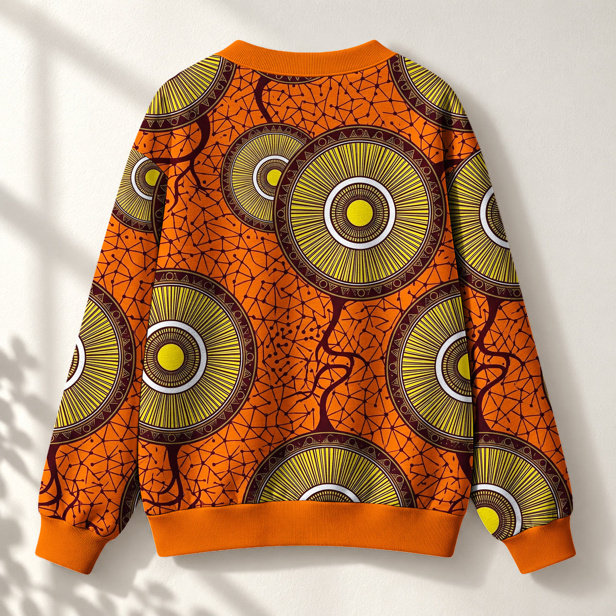"Mchana" Knitted Cardigan — back view