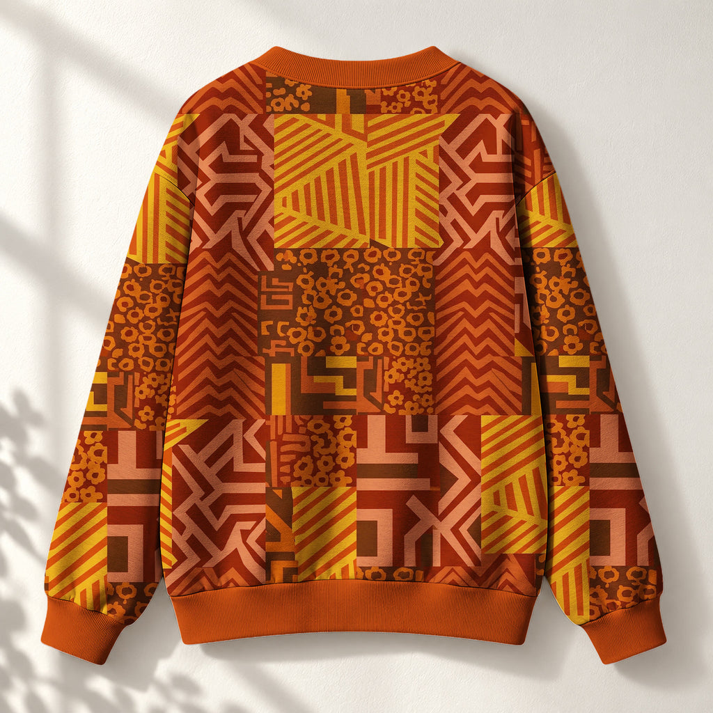 "Viraka" Knitted Cardigan — back view