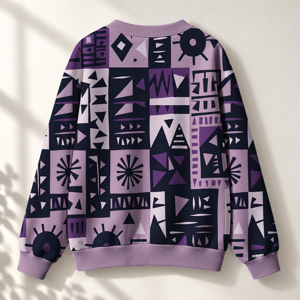 "Lavenda" Knitted Cardigan — back view