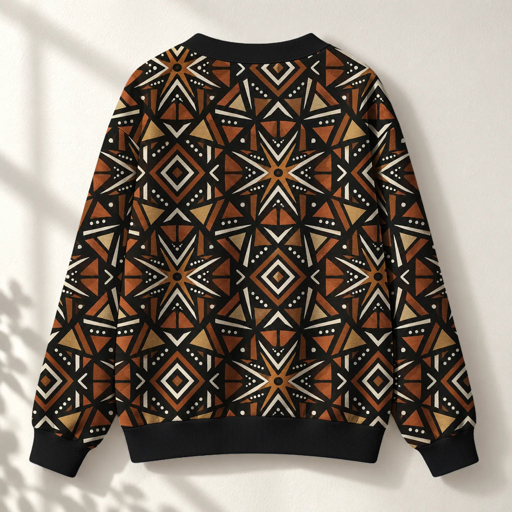 "Udongo" Cardigan — back view