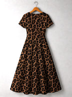 "Mama" Short Sleeve Maxi Dress