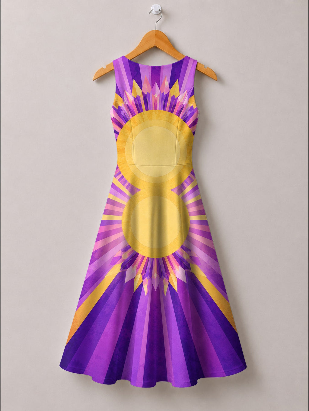 "August Queen Purple Bloom" Corset Dress