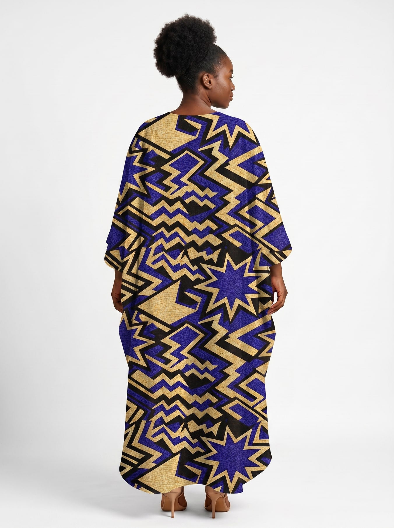 Royal Blue Sheba Kaftan Dress