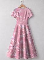 "Kimeta" Sweetheart Midi Dress